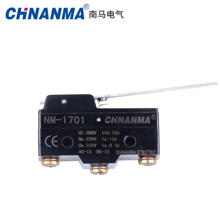 Lema Kw7-9I Long Lever Snap Action Plastic Micro Switch for Home Appliances