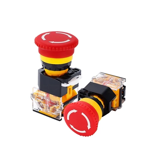 Clear Reset Guidance For Industrial Safety: The NANMA LA38-B1-11ZS White Arrow Emergency Stop Switch