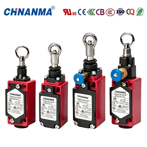 CHNANMA Rope Pull Safety Switch Series: 6170 & 4170, Manual & Automatic Reset Options