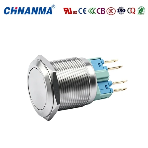 CHNANMA Launches DU‑2211Z‑B‑1 Waterproof Flush Metal Push Button Switch For Industrial Panels