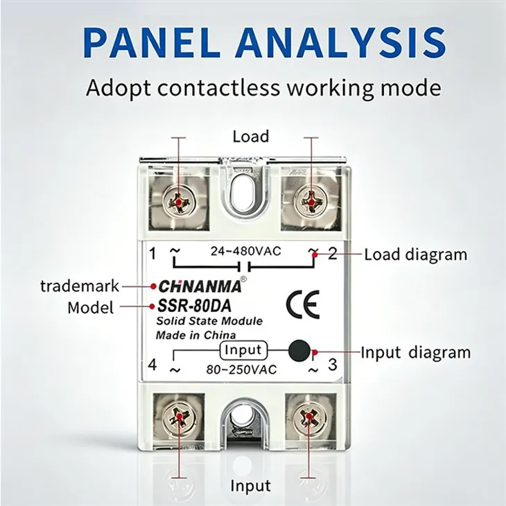 80A SSR Solid-state Relay factory